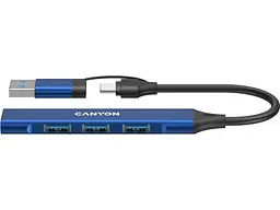 Мультипортовий адаптер Canyon DS-02 Blue (CNS-TDS02BL) - мініатюра 4