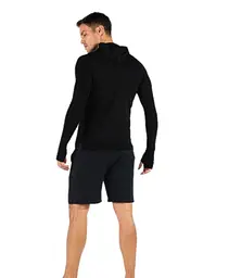 Кофта Woolona Pakke Zip Hybrid Black S (WOO-PAKKE-ZIPH-BK-S) - мініатюра 2