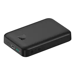 Магнітний портативний павербанк Baseus Magnetic 20 W 10000 mAh з бездротовою зарядкою для iPhone чорний - мініатюра 4
