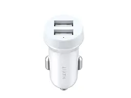 Автомобільний зарядний пристрій HAVIT HV-CC2008 2USB White HAVIT (26874-000) - мініатюра 2