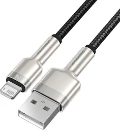 Кабель Baseus Cafule Metal USB to Lightning 2м Black (CALJK-B01) [73380] - мініатюра 3