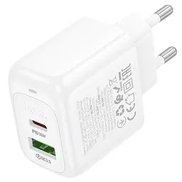 МЗП Hoco CS55A Surplus PD30W+QC3.0 (1USB-A/1C) White - мініатюра 2
