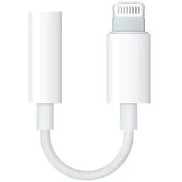 Адаптер перехідник для звука FoxConn 3.5 мм to Lightning High C0py ( ммX62FE / ммX62 / A1749) 10 см