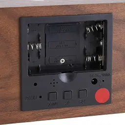 Дерев'яний LED годинник UFT Wood Wireless Clock з функцією бездротової зарядки - мініатюра 3