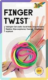 Гра з ниткою Folia Finger Twist веселі фігури на пальцях райдужна нитка 160 см спритність для дітей від 5 років (SKU-195) - мініатюра 2