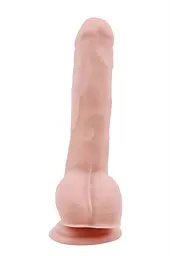Фалоімітатор Mister Dixx Dual Density 9" 23 см тілесний - мініатюра 4