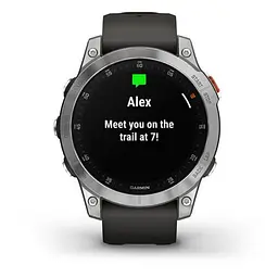 Смарт-годинник Garmin Epix Gen 2 Standard Edition 47 мм Slate Steel with Graphite Band 010-02582-00/01 [70947] - мініатюра 3