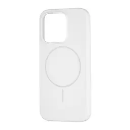 Чохол Silicone Case Full Cover with MagSafe iPhone 15 Pro White
