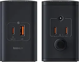 Зарядний пристрій Baseus Digital Fast GaN Charger 240W 3C+U+DC (P10163901113-00) розумний з APP - мініатюра 5