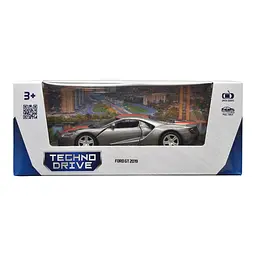 Дитяча автомодель "FORD GT 2019" TechnoDrive 250338U, сірий, 1:32 - мініатюра 9