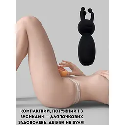 Вібратор Passion Bunny USB фіолетовий (4821002029471) - мініатюра 3