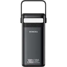 Зовнішній акумулятор Romoss PMT75 75000mAh 280W Black [PMT75-1E2-2133H] [120786] - мініатюра 2