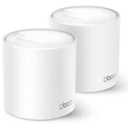 MESH-система TP-Link mesh Deco X50 AX3000 2Pcs White 802.11ax (Deco-X50-2-pack) - мініатюра 1