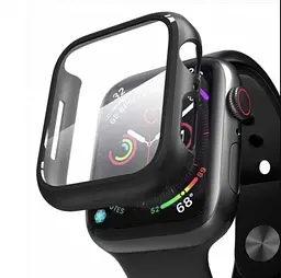 Захисний чохол зі склом Choice для Apple Watch 44 мм Чорний - мініатюра 3