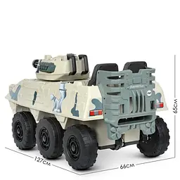 Дитячий електромобільТанк Bambi Racer M 4862BR-1 до 30 кг - мініатюра 3