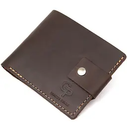 Шкіряне чоловіче портмоне Grande Pelle 11460 коричневий - мініатюра 5