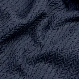 Плед покривало Cosas Navy Knitted Braid 240х260 см косичка (Blanket_65-1Navy_KnittedBraid_240x260) - мініатюра 5