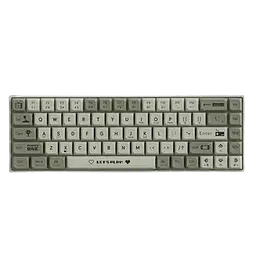 Клавіатура Ajazz AK680 Wired Brown Switch RGB White Grey