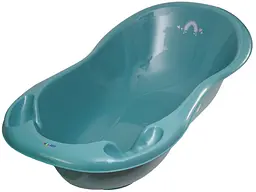 Ванна дитяча Tega Baby зі зливом Lux Meteo 102 см turquoise