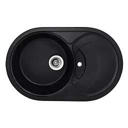 Кухонна мийка Haiba HB8310-G226 Black 780x500x220 HB0975, Чорний матовий