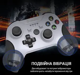 Геймпад джойстик GamePro MG-650 White 2.4G PC/PS3/Android - мініатюра 8