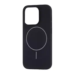 Чохол Silicone Case Full Cover with MagSafe iPhone 15 Pro Black