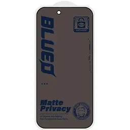 Захисне 2.5D скло Full Cover Anti-Peep Matte для Apple iPhone 17 Pro Max Blueo teh0030800 - мініатюра 2