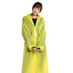 Дощовик універсальний з капюшоном RAINCOAT 150 х 70 см різні кольори - мініатюра 2