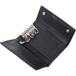 Практична ключниця із натуральної шкіри ST Leather 22483 чорна - мініатюра 6