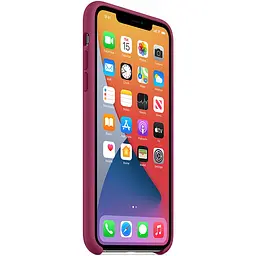 Чохол Silicone Case AA для Apple iPhone 11 Pro 5.8" Малиновий / Pomegranate - мініатюра 3