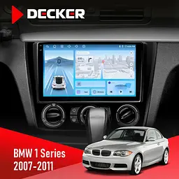 Штатна магнітола BMW 1 Series 2007-2011 Decker D9-010 6x128, DSP, 4G, 2K Decker (НФ-00004622)