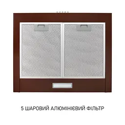 Витяжка купольна Minola HK 6214 BR 700 LED - мініатюра 5