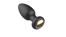 Анальна пробка B-Series Rotating anal plug, з функцією ротації, чорна Boss Series 56-1063 103418 - мініатюра 3