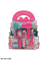 Ігровий набір аксесуарів перукаря Beauty play set з феном та дзеркалом, рожевий (HC538A)
