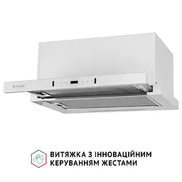 Витяжка телескопічна PERFELLI ISEO 6PWX BIANCO - мініатюра 4