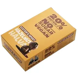 Протеїнова халва Sister's Sport Protein Halva, 10*40 грам - Фундук