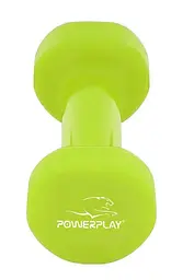 Гантель вінілова Power Play 4125 Achilles 3 кг, Green - мініатюра 2