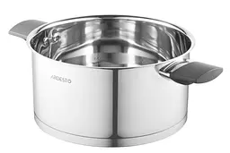 Каструля Ardesto Gemini, зі скляною кришкою, нержавіюча сталь, 3,9 л (AR3639G) - мініатюра 2