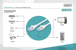 Патч-корд Assmann CAT 5e SF-UTP, Cu, PVC AWG 26/7, довжина 3 м DK-1531-030 Gray - мініатюра 3