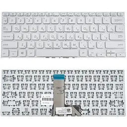 Клавіатура для ноутбука ASUS (X412 series) rus, silver, без кадру