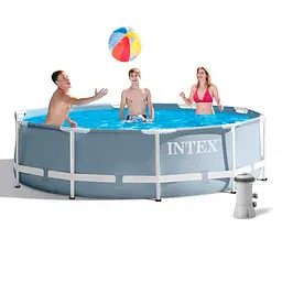 Басейн каркасний 26706 SC Intex 305х99 см, насос-фільтр картриджний 2006 л/год (6941057429793) - мініатюра 2