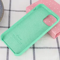 Чохол Silicone Case AA для Apple iPhone 11 Pro 5.8" Зелений / Spearmint - мініатюра 3