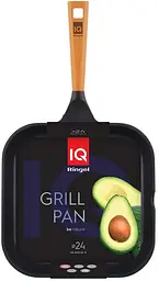 Сковорода-гриль Ringel IQ Be Natural, 24 см (IQ-1143-24 g) - мініатюра 4
