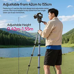 Штатив Ulanzi TT39 Video Tripod (S019) - мініатюра 7