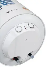 Водонагрівач Willer EV100DR Prime, White, 1500W, 100л, сухий ТЕН, 1 ТЕН, механічне керування, зовнішній терморегулятор, бак титанокварцова емаль, C, 89.5х45х46.5см - мініатюра 6
