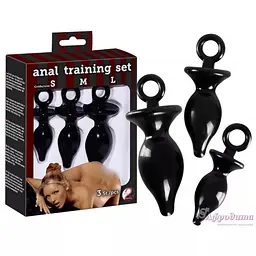 Набір анальних пробок Anal Training Set чорний Orion 42-05098090000 86728 - мініатюра 1