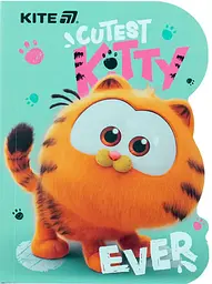 Блокнот А6 60арк. кліт. вирубка "Garfield" №GF25-223/Kite/