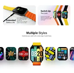 Смарт-годинник Kieslect Smart Calling Watch Ks 1.78 (448х368) AMOLED 330мАч Black - мініатюра 10