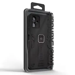 Чехол для Samsung Galaxy A06 (A065), Proover, черный, с подставкой и магнитом, противоударный, ударопрочный, бронированный, панель-накладка, защита всего корпуса, термополиуретан (TPU) + поликарбонат (PC), ArmorStandart (ARM85764) - мініатюра 3