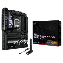 Материнcька плата Asus X870E ROG Crosshair Hero BTF Socket AM5 (ROG CROSSHAIR X870E HERO BTF) - мініатюра 1